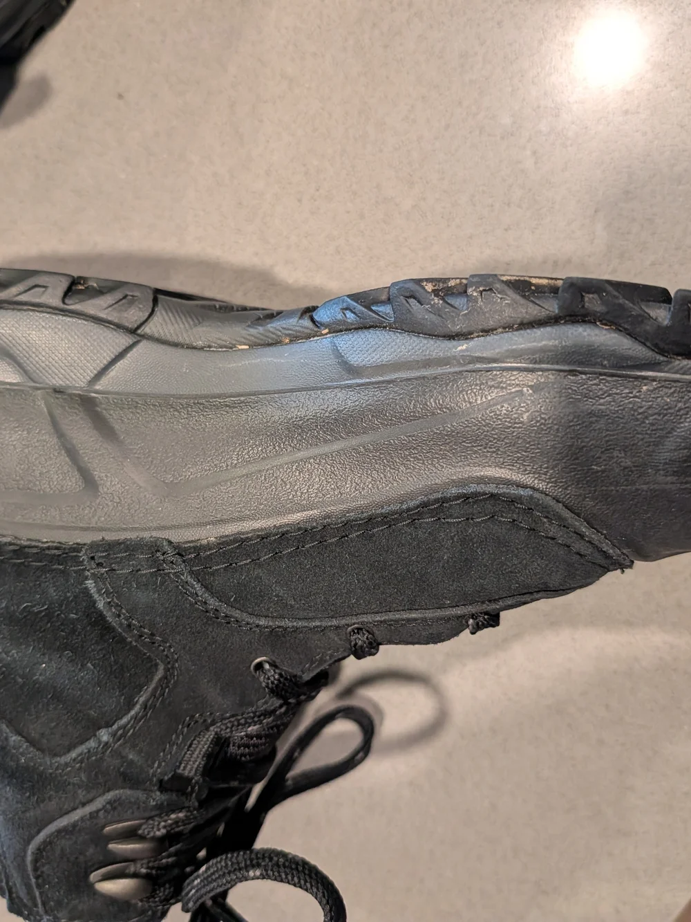 The North Face Men’s Black Suede Lace-Up Winter Boots